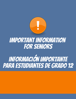  Important Information Flier 